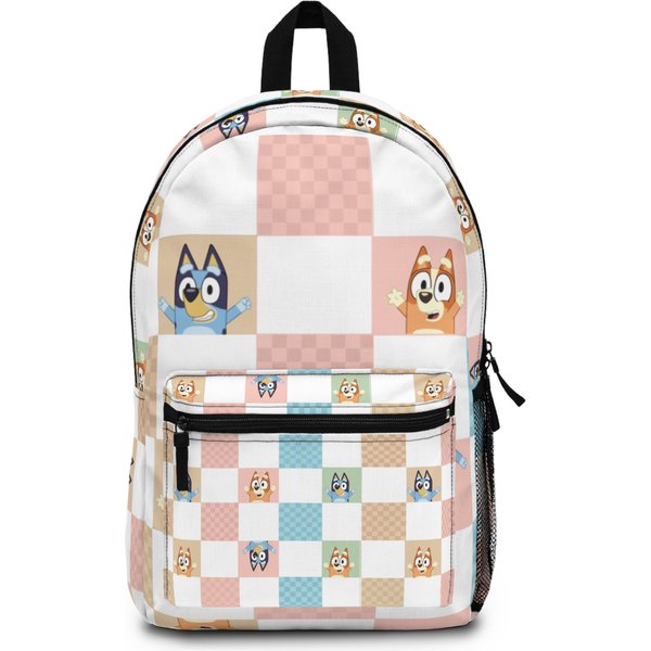 Blueydad And Bingo Checkerboard Backpack-image