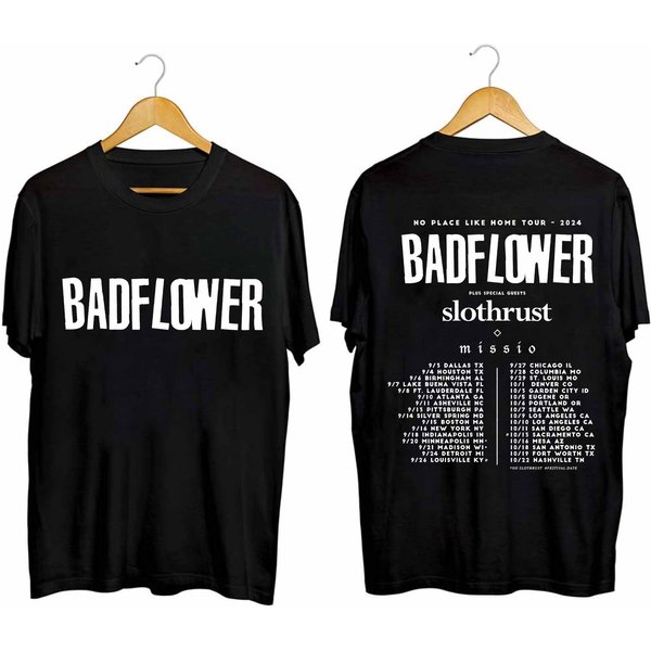 Badflower - No Place Like Home Tour 2024 Double Sided Shirt-image