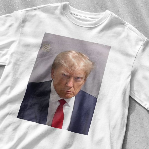 Trump Mugshot Graphic T-Shirt-image