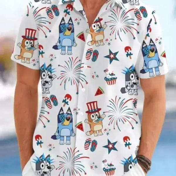 Blueydad 4Th Of July Hawaiian Shirt-image