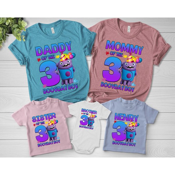 Personalized Oh Home Birthday Shirt,Boov Oh Family Shirt-image