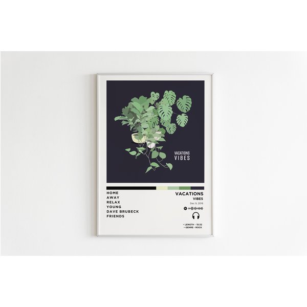 Vacations - Vibes Album Poster / Album Cover Poster-image