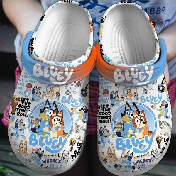 Personalized Blueydad Family Birthday Clog Shoes-image
