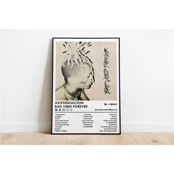 Bad Vibes Forever Poster - Music Album Cover Decor-image