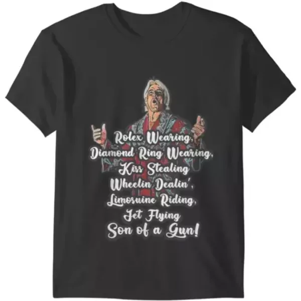 Vtg Ric Flair T-Shirt Unisex Short Sleeve T-Shirt-image