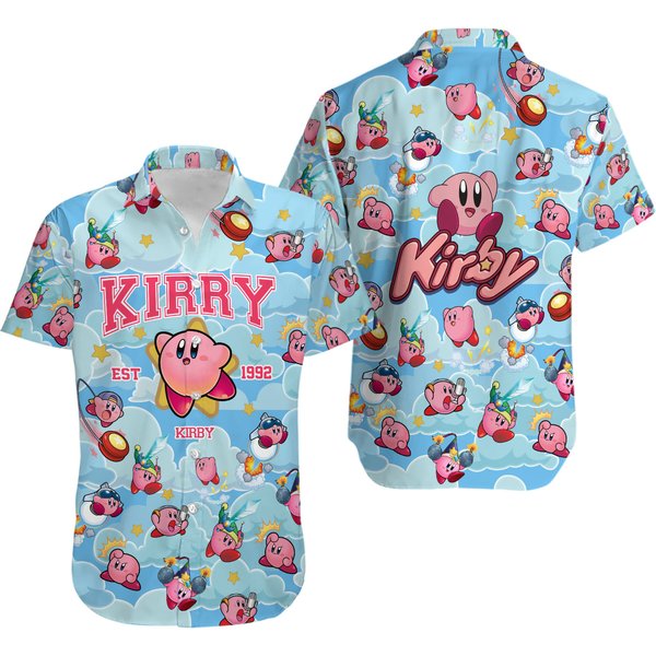 Kirby Game Hawaiian Shirt-image