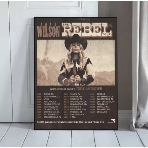 Anne Wilson - The Rebel Tour 2024 Poster-image