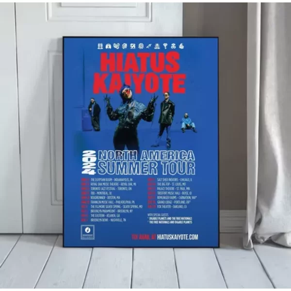 Hiatus Kaiyote 2024 Tour Poster-image