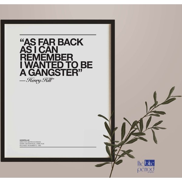 Goodfellas Poster, Goodfellas Digital Wall Poster-image