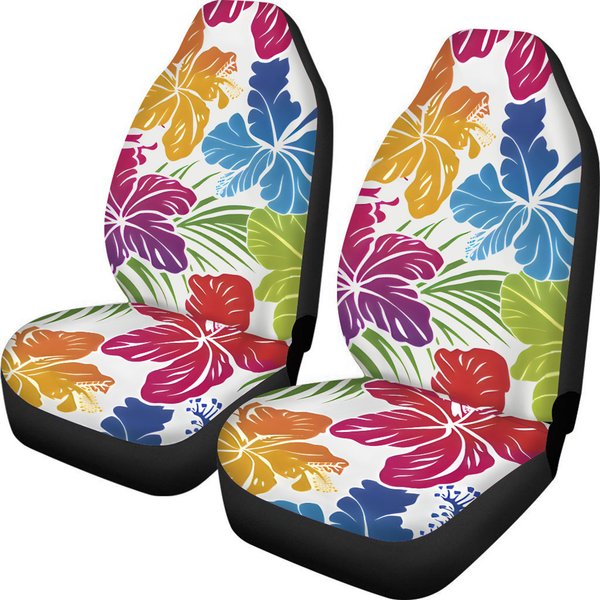 Hibiscus Hawaiian Car Seat Covers-image