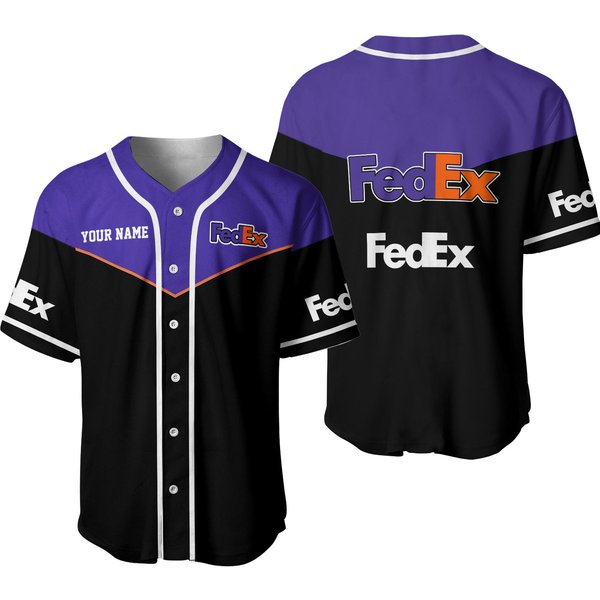 Personalized Fedex Baseball Jersey-image