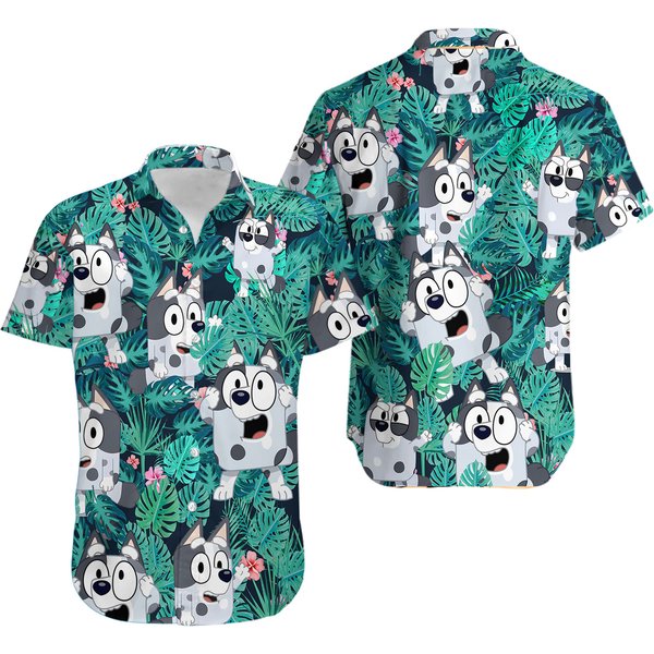 Blueydad Muffin Heeler Hawaiian Shirt-image