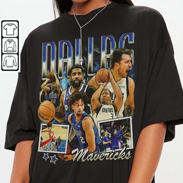 Vintage Dallas Luka Doni Kyrie Irving Basketball, Mavericks-image