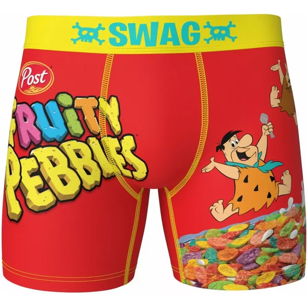 Post Fruity Pebbles Cereal Box Style Swag Boxer Briefs-image