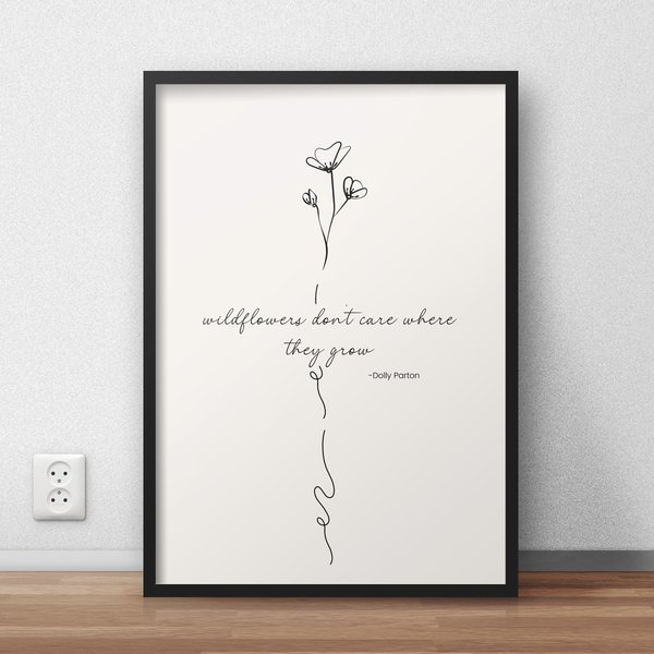 Dolly Parton Music Star Pop Quote Print Dolly Parton Quotes Poster-image