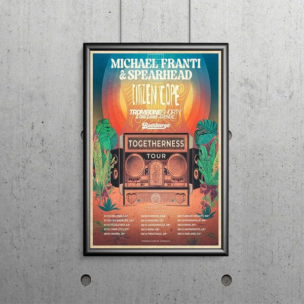 Togetherness Tour 2024 Poster, Home Decor-image