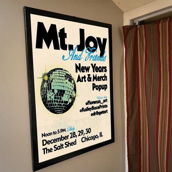 Mt.Joy December 28-30, 2023 The Salt Shed Chicago, Il Tour Poster-image