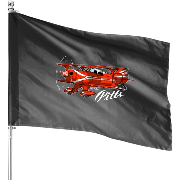 Pitts S2A N72Kw House Flags-image