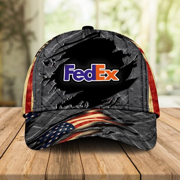 American Flag Fedex Cap, Fedex Baseball Cap Us9612-image