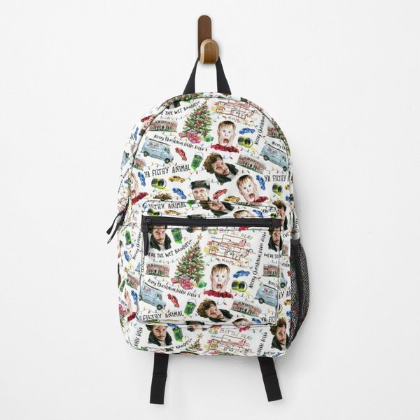 Home Alone Kevin Mccallister Christmas Holiday Pattern Backpack-image