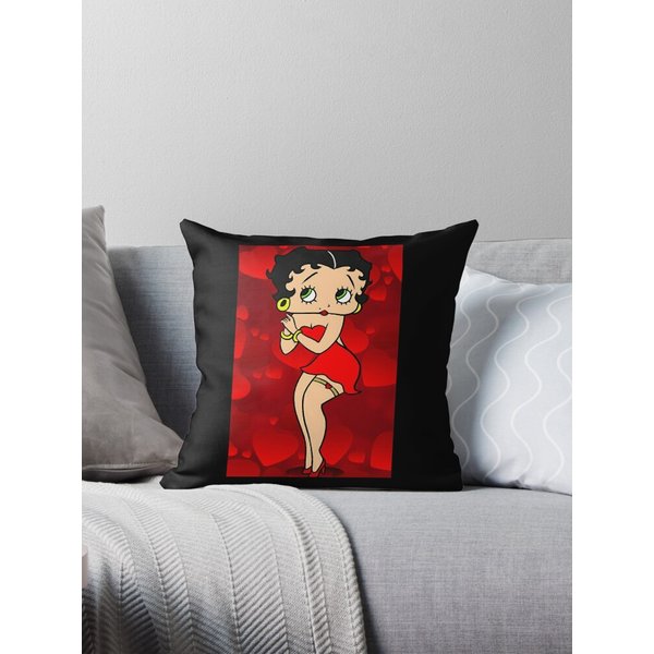 At Last The Secret To Betty Boop Is Revealed Pillow-image