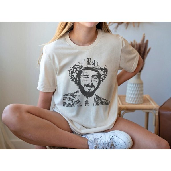 Post Malone Cowboy T-Shirt, Music Merch, Country Music-image