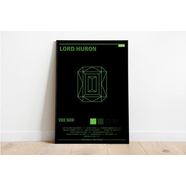 Lord Huron Poster | Lord Huron Album Cover | Void Noir Album-image