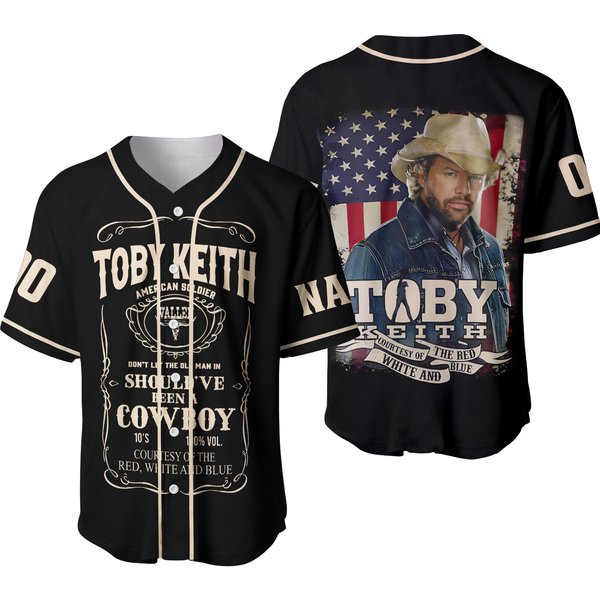 Personalized Toby Keith Been A Cowboy Baseball Jersey-image