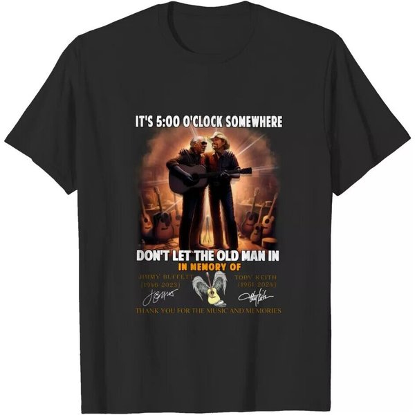 Toby Keith And Jimmy Buffett Commemorative T-Shirt-image