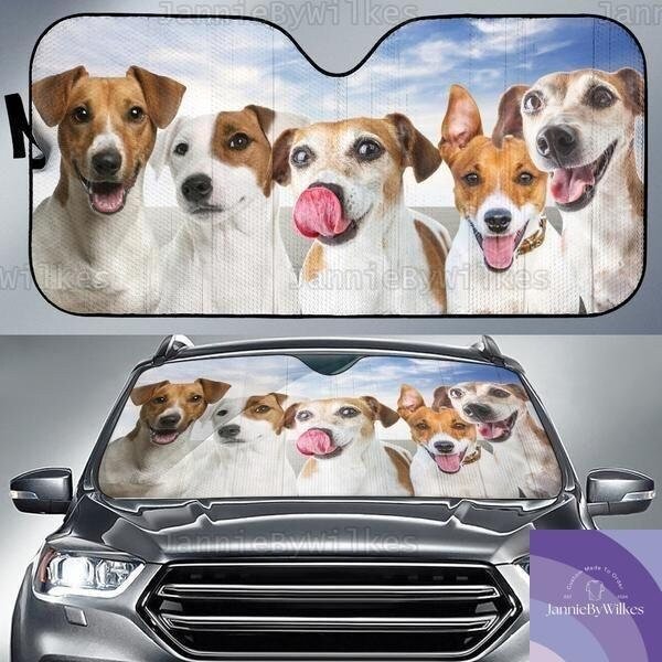 Jack Russell Dog Car Sunshade