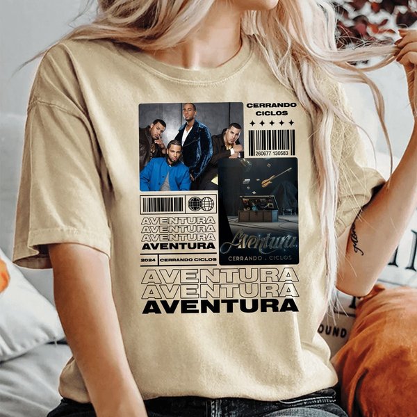 2024 Aventura Tour Closing Cycles Concert Shirt, Aventura Closing Cycles Tour Shirt-image