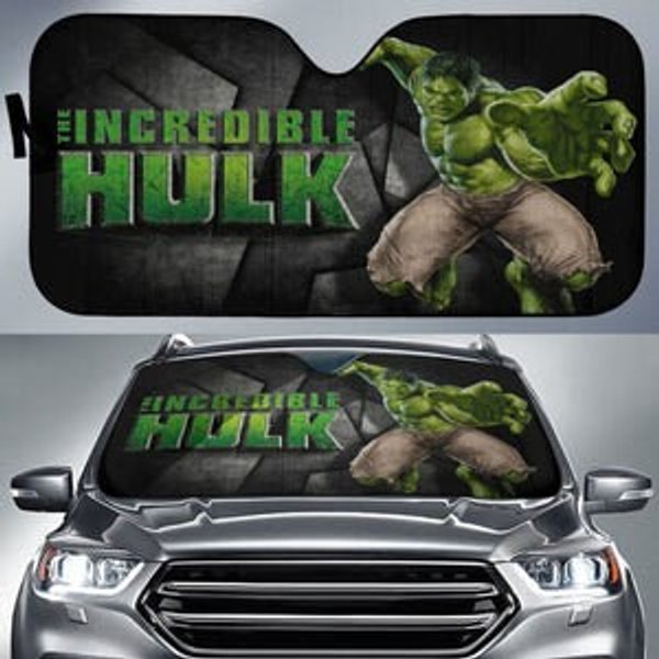 Incredible Hulk Superhero Car Sunshade-image
