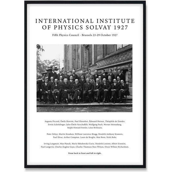 Solvay Conference 1927 Poster-image