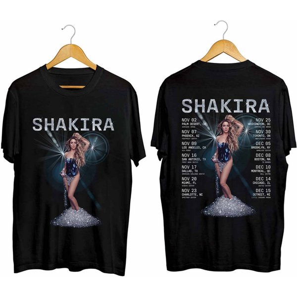 Shakira 2024 World Tour Fan Shirt - Concert Merchandise-image