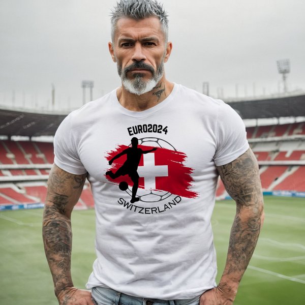 Euro 2024 Switzerland, Football T-Shirt, Soccer Shirt-image