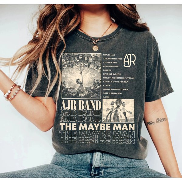 A.J.R The Maybe Man Tour 2024 Shirt, A.J.R Band Fan Shirt-image