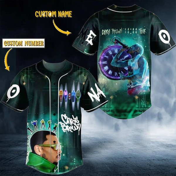 Chris Brown Baseball Jersey-image