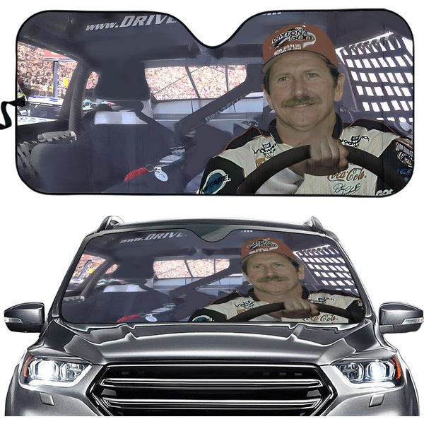 Dale-earnhardt Car Sun Shade, Professional Stock Car Sunshade