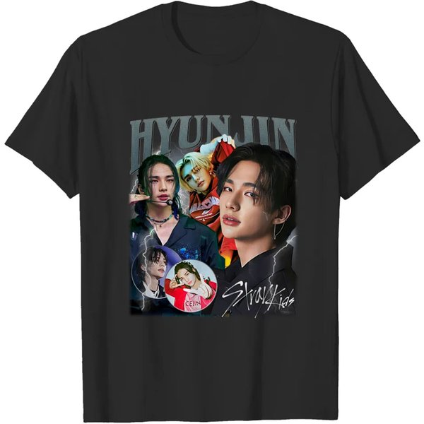 Hyunjin Stray Kids Vintage T-Shirt-image