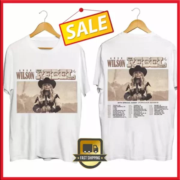 Anne Wilson The Rebel Tour 2024 Music T-Shirt-image