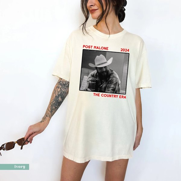 Post Country Era Shirt - Western Graphic Tee, Concert Shirt, Posty Tee, Post Malone Merch-image