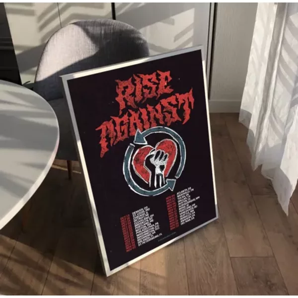 Rise Against 2024 Tour Poster-image
