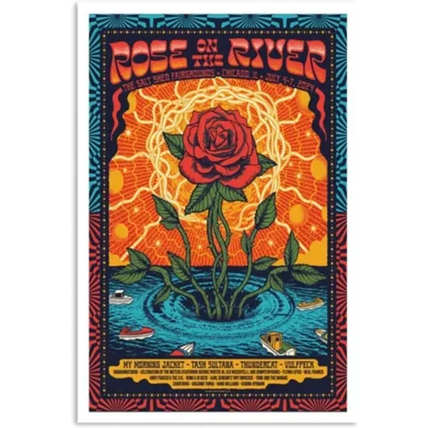 Rose On The River July 4 2024 The Salt Shed Chicago Il Poster-image
