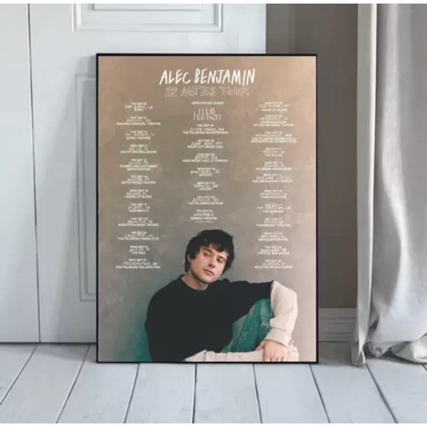 Alec Benjamin - 12 Notes Tour 2024 Poster-image