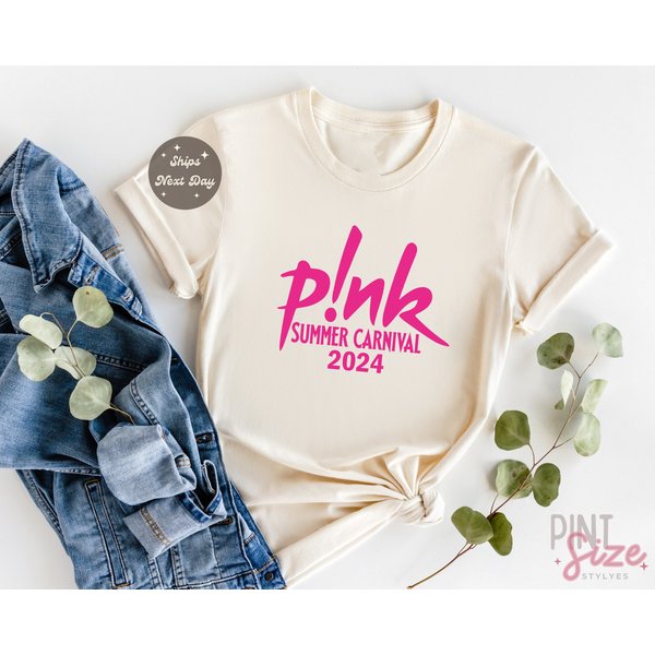 P!Nk Summer Carnival 2024, Trustfall Album Tee, Pink Singer Tour, Music Festival Shirt-image