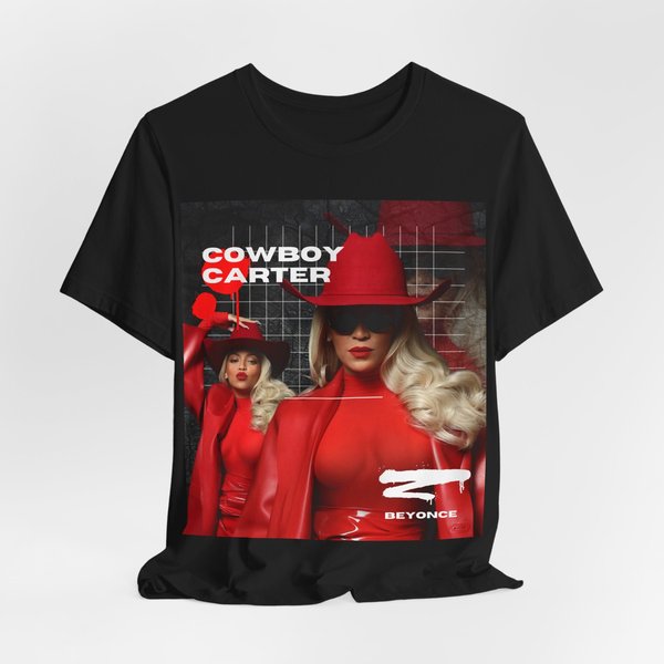Beyonc "Cowboy Carter Red" Unisex Tshirt-image