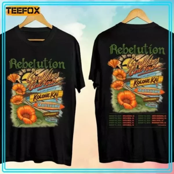 Rebelution Good V Cali Tour 2024 Music T-Shirt-image