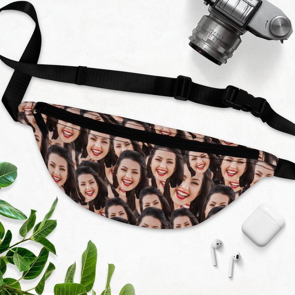 Custom Funny Face Fanny Pack, Photo Fanny Pack, Personalized Gift-image