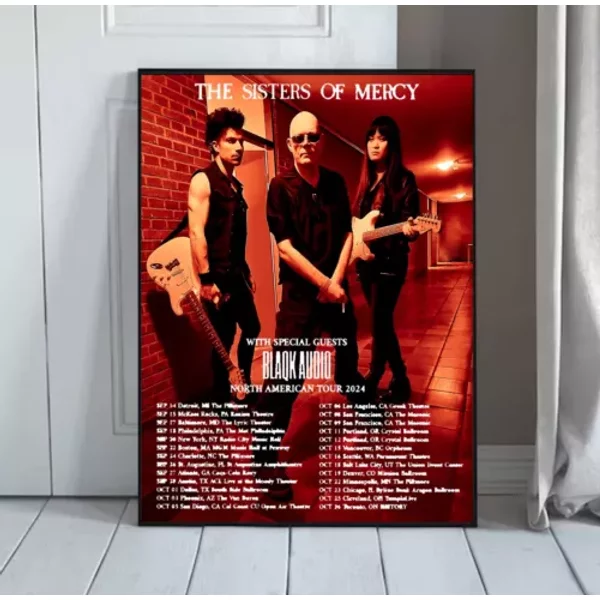 The Sisters Of Mercy 2024 Tour Poster-image