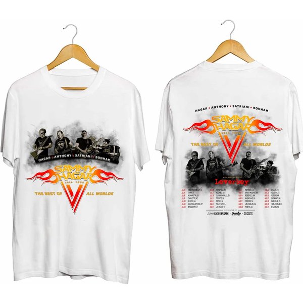 Sammy Hagar The Best Of All Worlds 2024 Tour Shirt, Sammy Hagar 2024 Concert Shirt-image